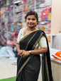 Premium viscous Georgette checks sarees